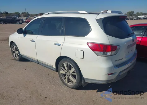 2014 Nissan Pathfinder Platinum from USA, damaged, VIN 5N1AR2MN8EC726346
